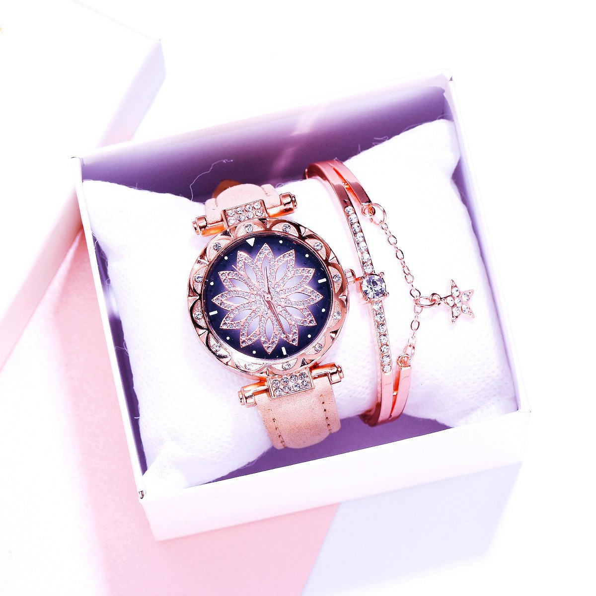 Fashion Women Watch & Bracelet Set