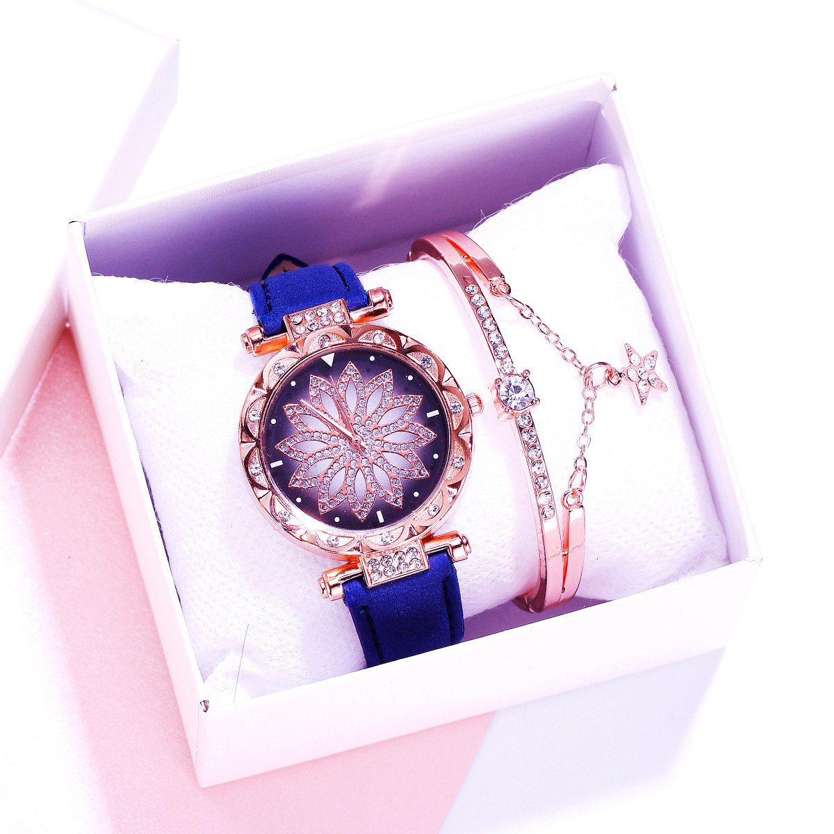 Fashion Women Watch & Bracelet Set