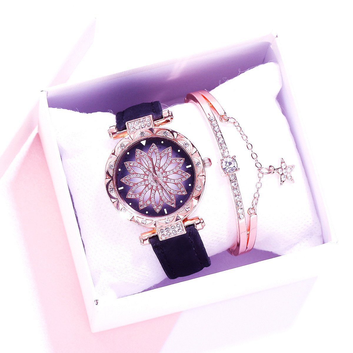 Fashion Women Watch & Bracelet Set