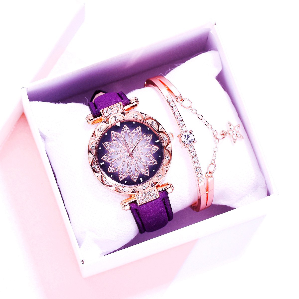 Fashion Women Watch & Bracelet Set
