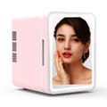Mini Fridge With Dimmable LED Light Mirror