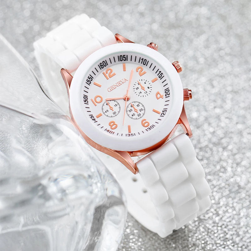 Women's Watch and Jewelry set (6 Pieces)